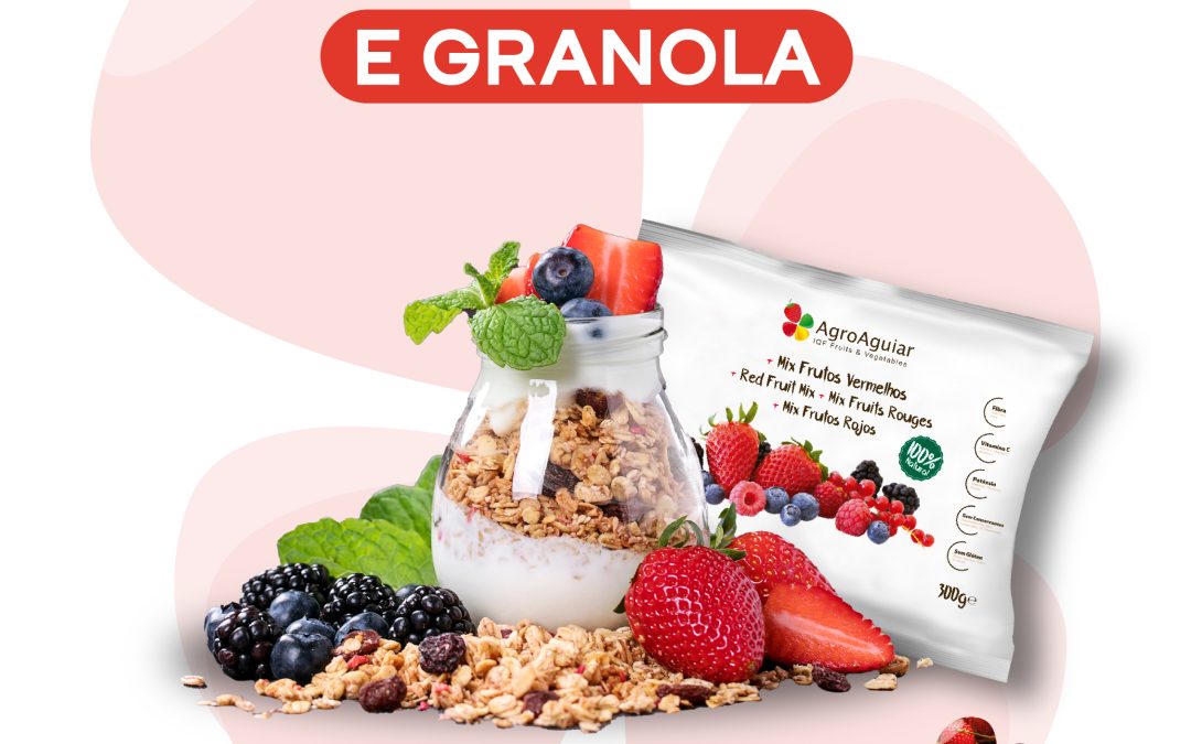 Yoghourt avec fruits et granola