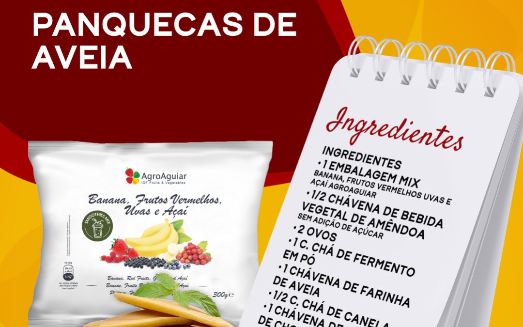 Receita: Panquecas de Aveia