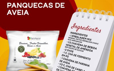 Receita: Panquecas de Aveia